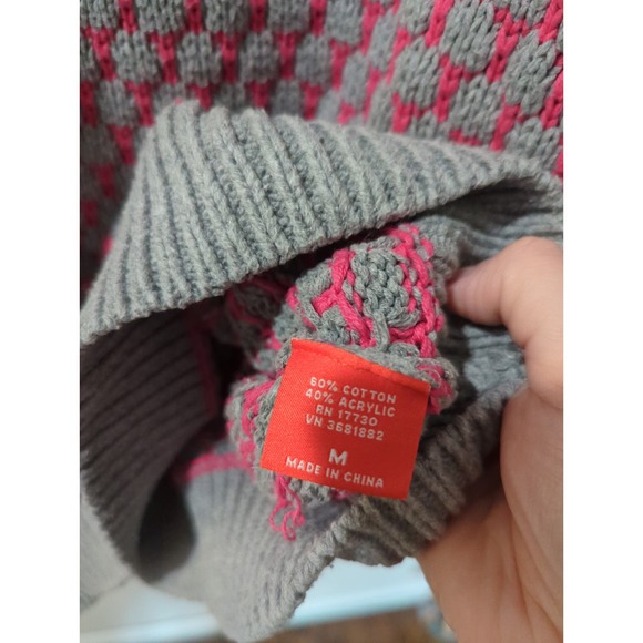 Kirna Zabete x Target Gray Pink 3/4 Sleeve Sweater - Picture 3 of 3